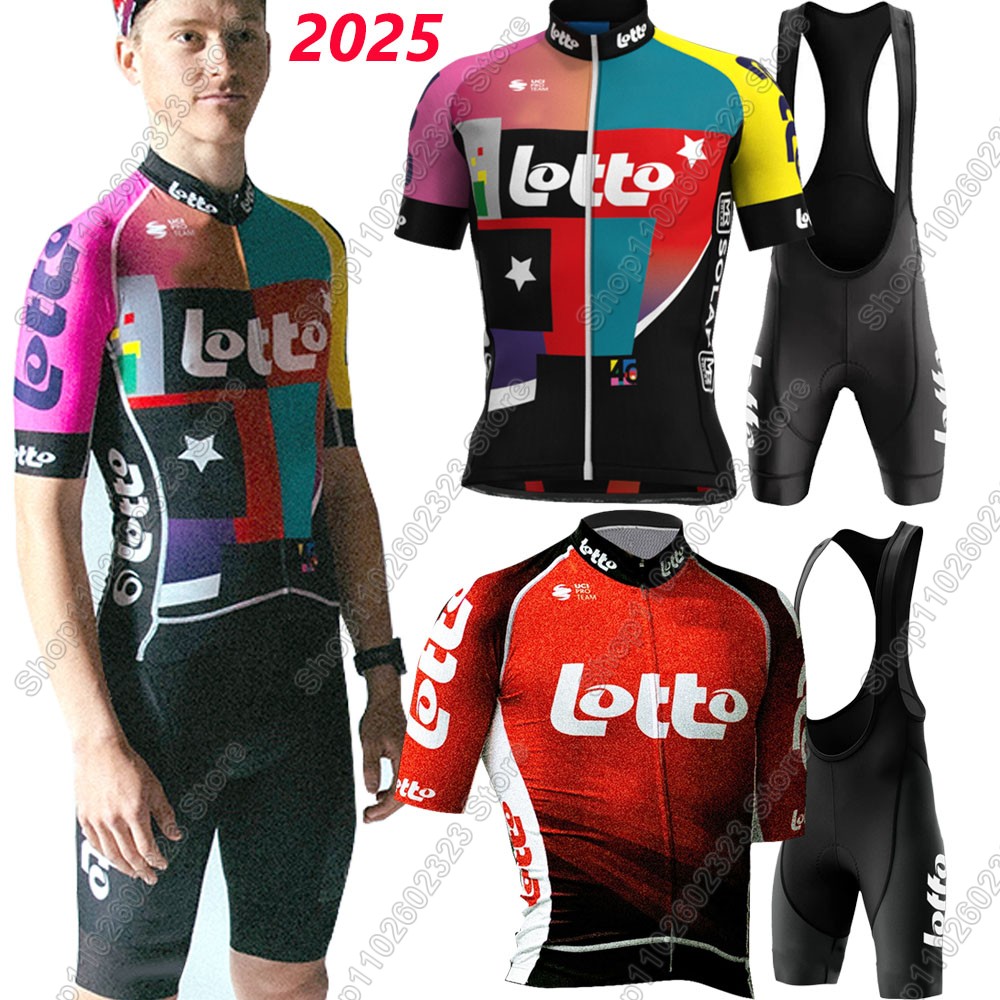 Mountain Biking Uniform - Zestaw kolarski Lotto Team 2025 Koszulka