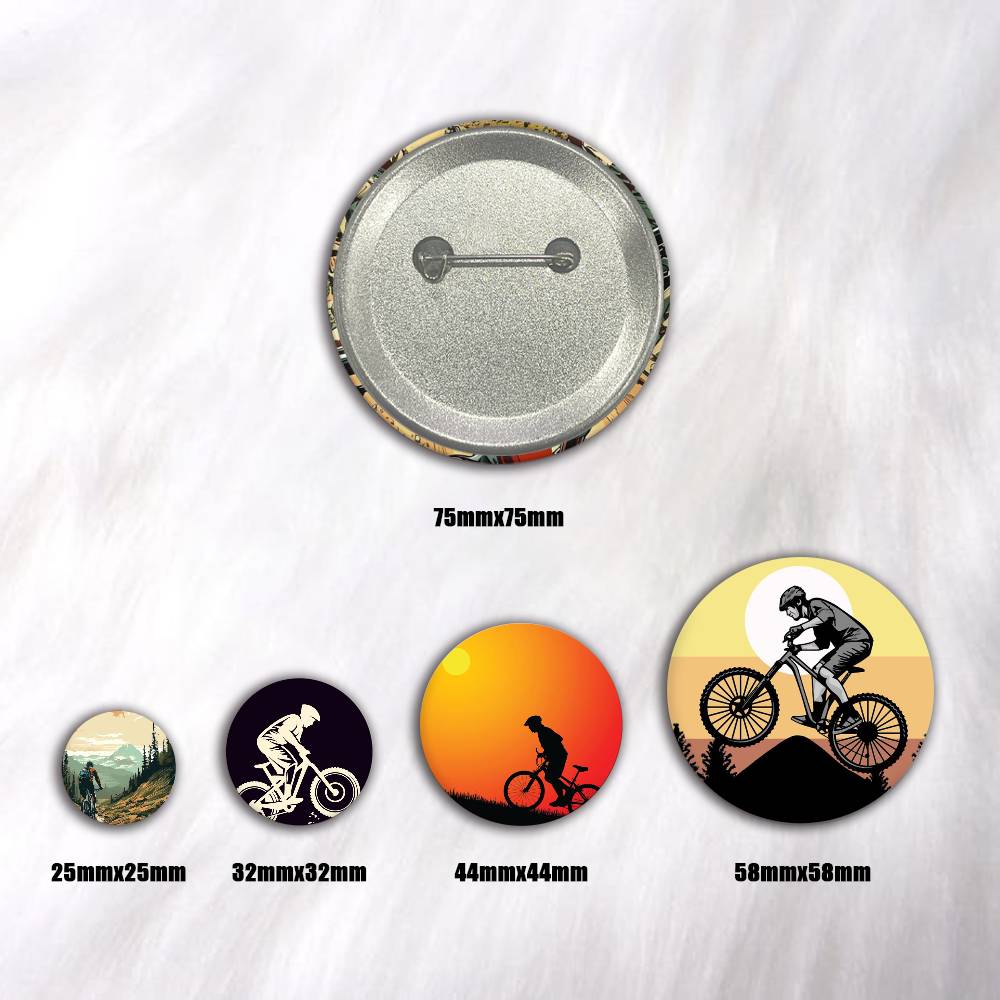 Broszki z motywem rowerów górs – Mountain Biking In Japan recenzja i cena
