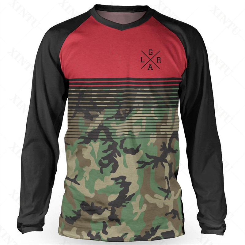 Luźna koszulka męska DH Motocr – Mountain Biking Uniform recenzja i cena